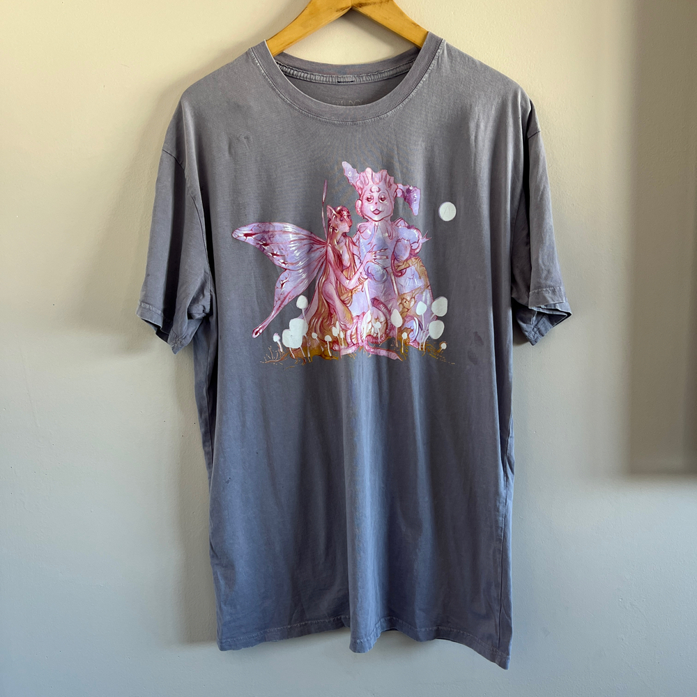 Melanie Martinez Trilogy Tour Purple Graphic Tee with Fairy and Creature Print